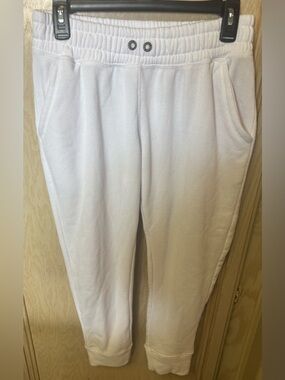 Beverly Hills Polo Club Joggers Women's Size M White Loungewear Gym Pockets